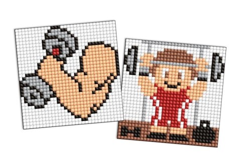 Diamentowa mozaika naklejka Kids - Sport Silacz