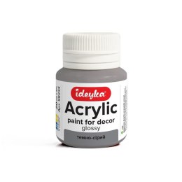 Farba akrylowa ciemnoszara 20ml