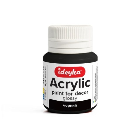 Farba akrylowa czarna 20ml