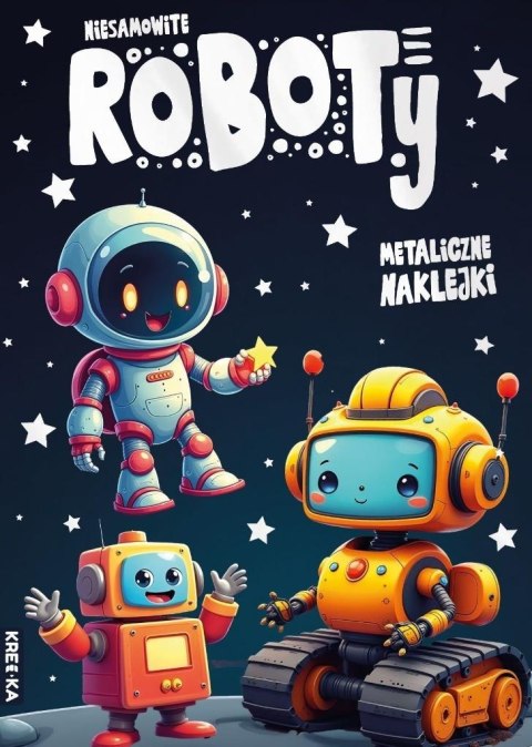 Kolorowanka z naklejkami - Niesamowite roboty