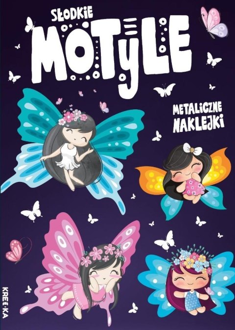 Kolorowanka z naklejkami - Słodkie motyle