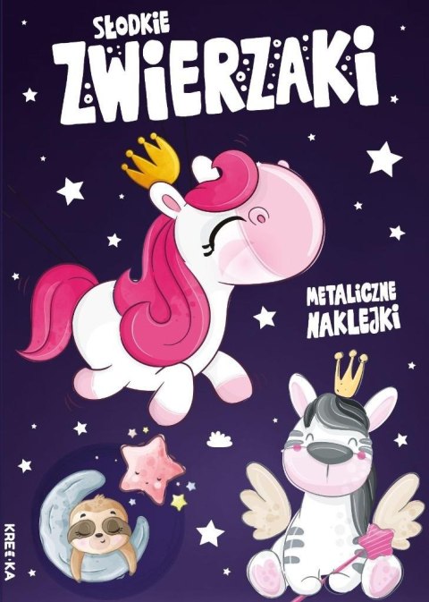 Kolorowanka z naklejkami - Słodkie zwierzaki