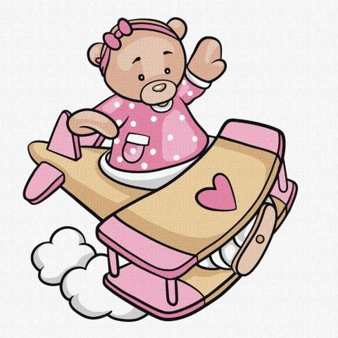 Malowanie po numerach -Rozwinięcie skrzydeł Kids