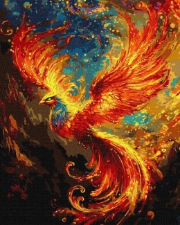 Malowanie po numerach - Żar-ptak 40x50cm