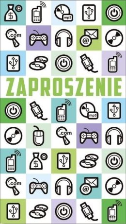 Zaproszenie Urodziny dziecięce (10szt)