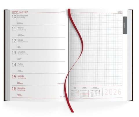 Kalendarz 2026 A5 tygodniowy z notesem MIX