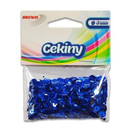 Cekiny błyszczące B 190 niebieski