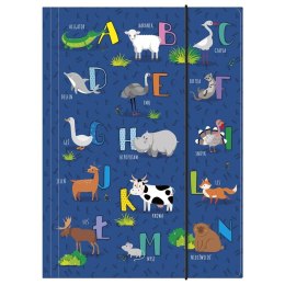 Teczka z gumką A4 Alfabet DERFORM