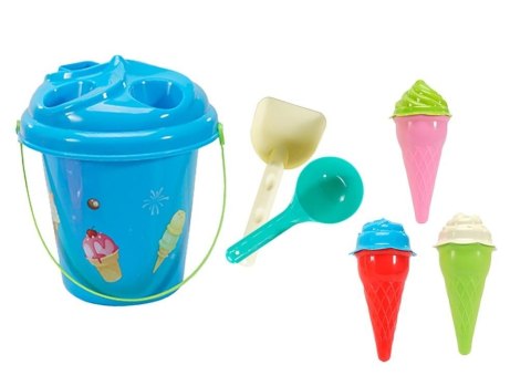 Zestaw do piasku niebieski