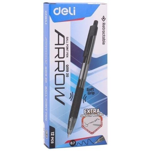 Pióro kulkowe Arrow 0,7mm czarne (12szt)