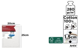 Podobrazie 20x25x1,5cm 280G/m2