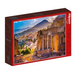 Puzzle 1000 Włochy, Taormina, Widok na teatr