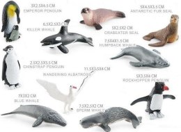 Zestaw zwierząt Antarktydy 10szt