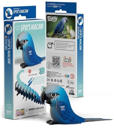 Ara Modra Papuga. Eko Układanka 3D