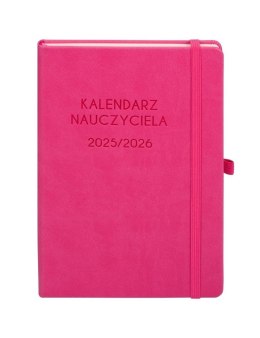 Kalendarz 2025/2026 A5 nauczyciela TDW różowy