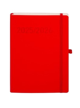 Kalendarz 2025/2026 B5 18 miesięczny TDW czerwony