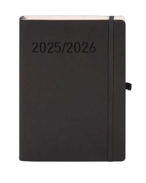 Kalendarz 2025/2026 B5 18 miesięczny TDW grafitowy