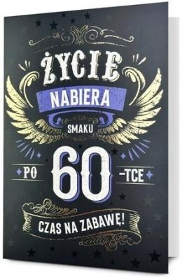 Karnet B6 Urodziny 60