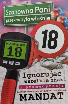 Karnet Urodziny 18