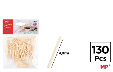 Patyczki drewniane 4,8cm 130szt