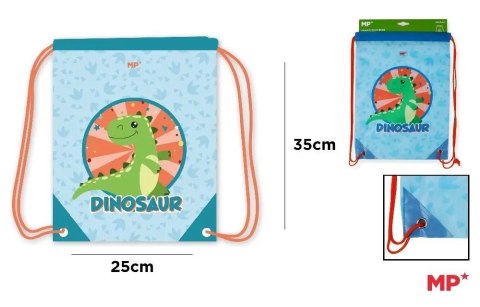 Workoplecak Dinozaur 25x35cm