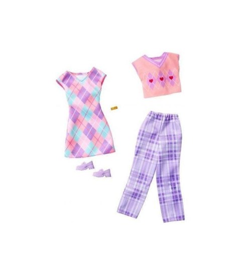 Barbie ubranka + akcesoria 2-pak HYV06