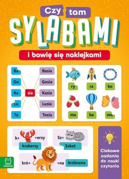 Czytam sylabami i bawię się naklejkami