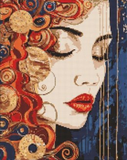 Diamentowa mozaika - Piękna dziewczyna 40x50cm