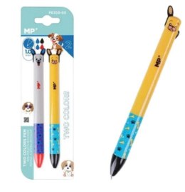 Długopis dwukolorowy pieski 2szt