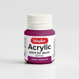 Farba akrylowa Czerń i czerwień 20ml