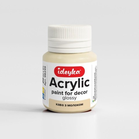 Farba akrylowa Kawa z mlekiem 20ml