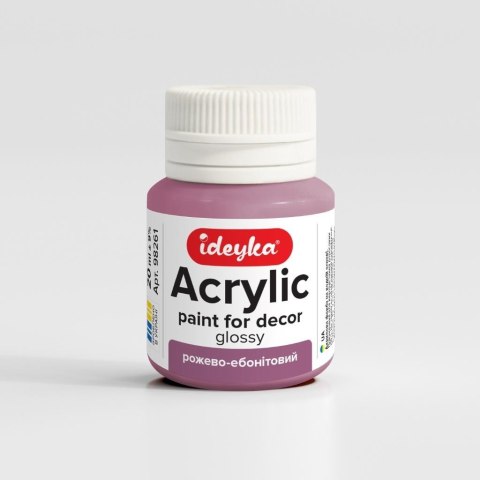 Farba akrylowa Różowy i ebonitowy 20ml