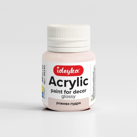 Farba akrylowa Różowy puder 20ml