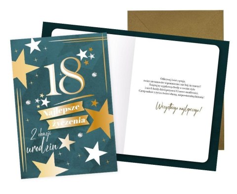 Karnet Urodziny 18