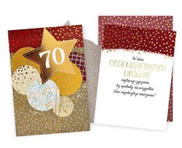 Karnet Urodziny 70