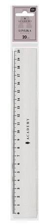 Linijka plastikowa 20cm Academy