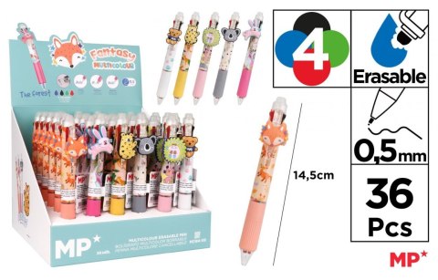 Długopis ścieralny 4-kolorowy Królik... (36szt)