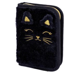 Piórnik pojedyn z wyp Astrabag Fluffy Kitty Black