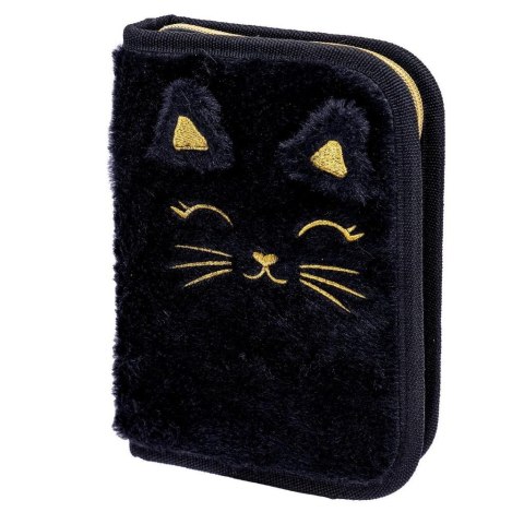 Piórnik pojedyn z wyp Astrabag Fluffy Kitty Black