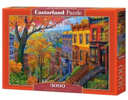 Puzzle 3000 Autumn City Hill CASTOR