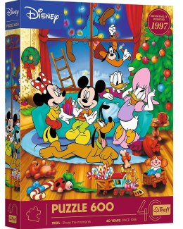 Puzzle 600 Myszka Miki i Przyjaciele Święta Disney
