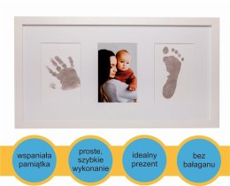 Tiny Memories - Potrojna ramka magic ink biała