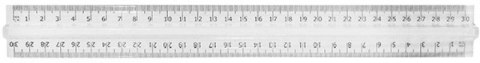 Linijka 30cm z uchwytem