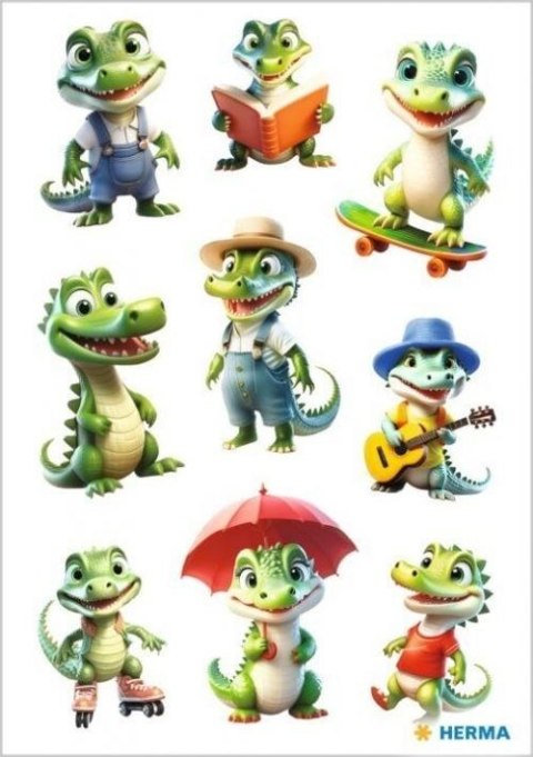 Naklejka Decor krokodylki