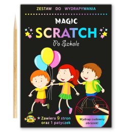 Wydrapywanka i kolorowanka 2w1 Po szkole