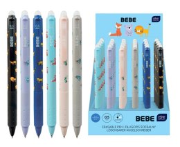 Długopis auto ścieralny z gripem Bebe Kids (24szt)