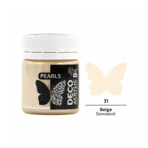 Farba akrylowa perłowa beige 71 20ml