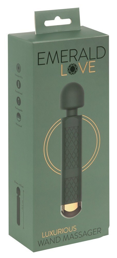 Luxurious Wand Massager Emerald Love 14-2480