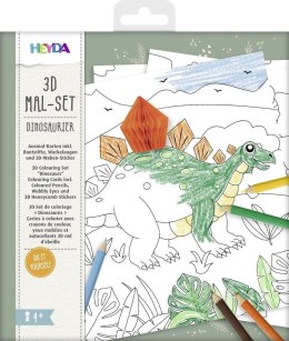 Wypukła malowanka - Dinozaury