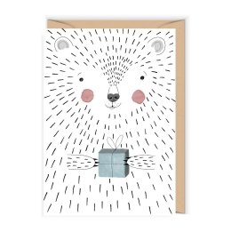 Karnet Urodziny Miś polarny